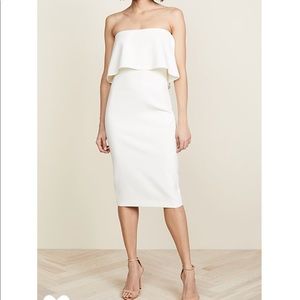 LIKELY Driggs Strapless Dress in White, Size 4